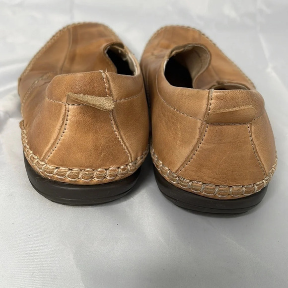 PILINKOS Mens Slip On Loafer Nude Tan Genuine Leather Rubber Soles Size 42 - Picture 7 of 12
